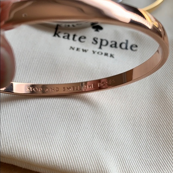 ♠️Kate spade ♠️ set of 3 idiom bangles 🌟NWT🌟 - Picture 4 of 7